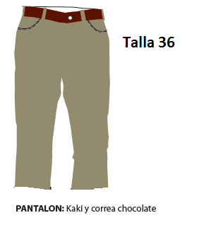 PANTALON CAQUI TALLA 6