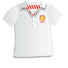 POLO BLANCO TERPEL DAMA-M logo terpel sol (logo anterior) 