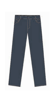 PANTALON DRILL GRIS 32 tipo jean, en tela drill (pista)